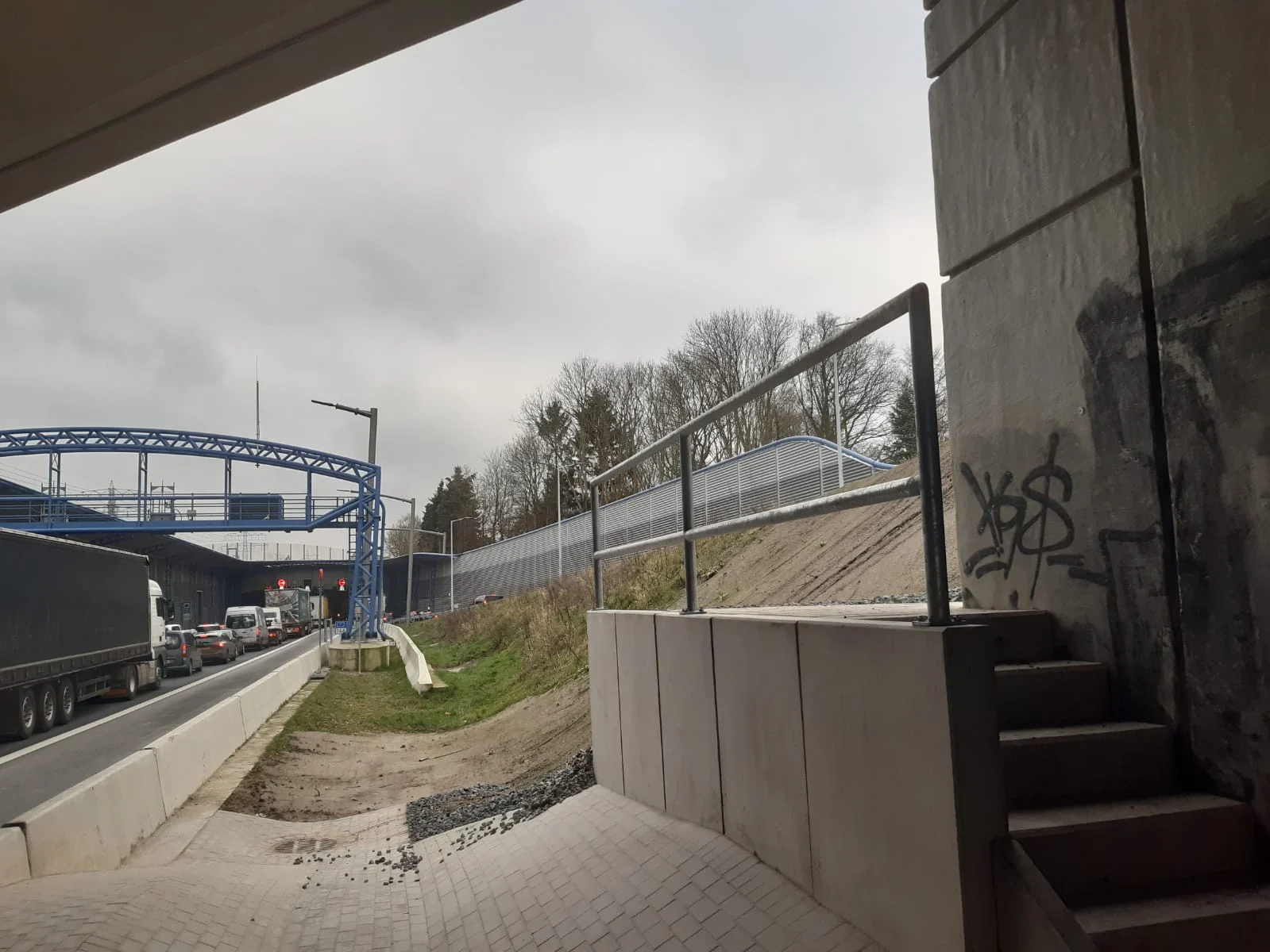 Schutzgeländer für Autobahn